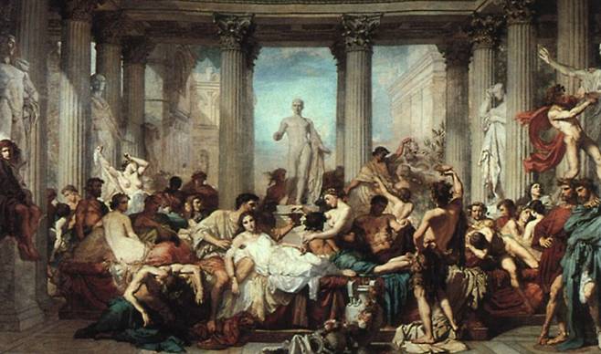 토마 쿠튀르, 타락한 로마인들, 472 x 772cm, 1847