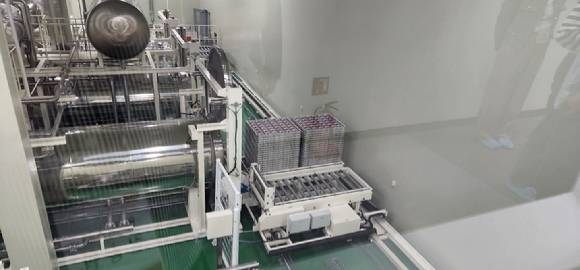 하림 더 미식 백미밥 생산 공정 모습 [사진=김승권 기자]