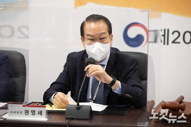 권영세 통일부장관 후보자. 인수위사진기자단