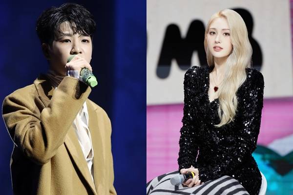 가수 정동원(왼쪽)이 지난 26일  MBC FM4U '정오의 희망곡 김신영입니다'에서 이상형인 가수 전소미(오른쪽)와 인사를 나눈 일화를 밝혔다. /사진=뉴스1