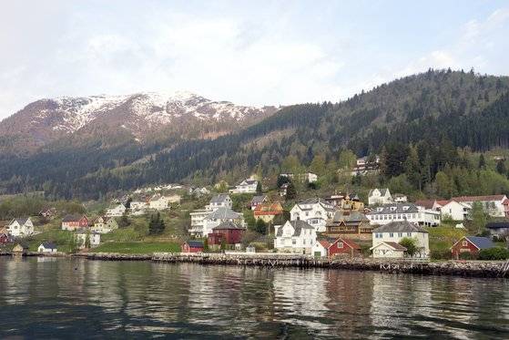 노르웨이 송네피오르 품에 있는 발레스트란. [중앙포토]