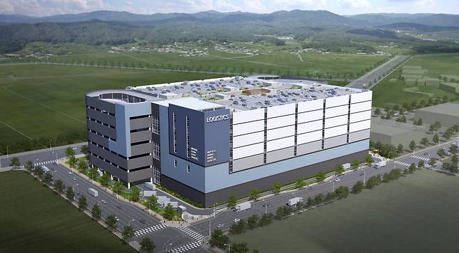케이원 김포로지스 물류센터 조감도. [동부건설 제공]