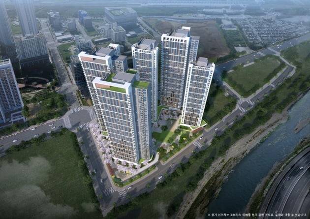 KTX울산역 역세권 복합용지 M5블록 힐스테이트 조감도