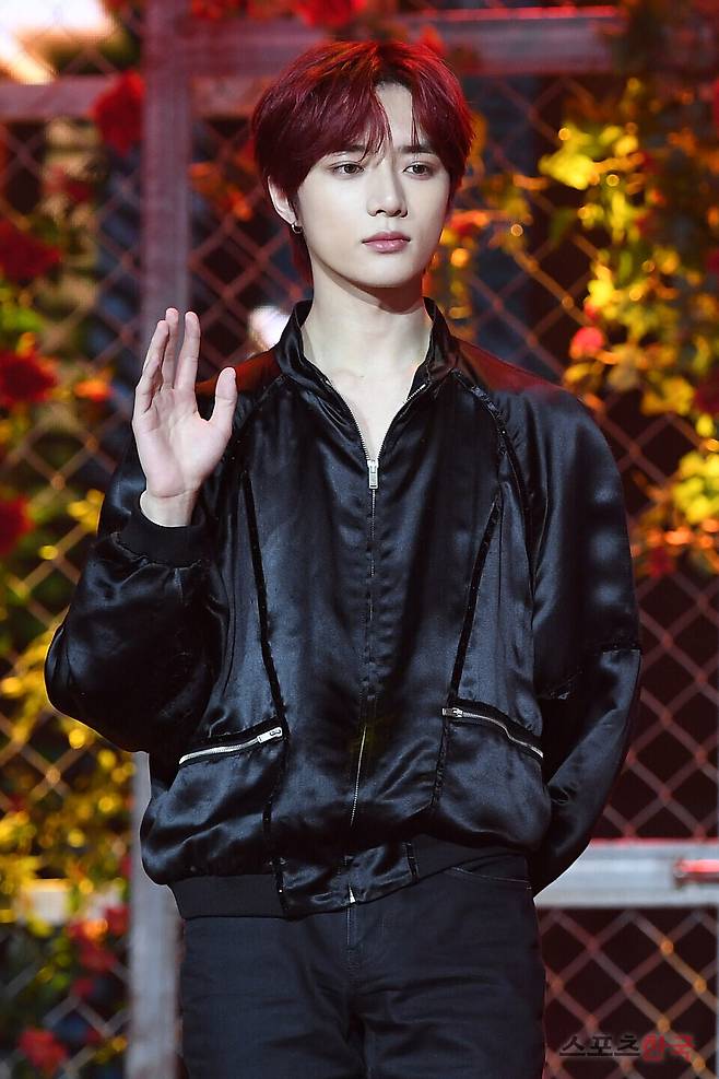 투모로우바이투게더(수빈, 연준, 범규, 태현, 휴닝카이)가 미니 4집 '미니소드 2: 서스데이스 차일드'(minisode 2: Thursday's Child) 미디어 쇼케이스에 참석하고 있다.&nbsp;ⓒ이혜영 기자 lhy@hankooki.com