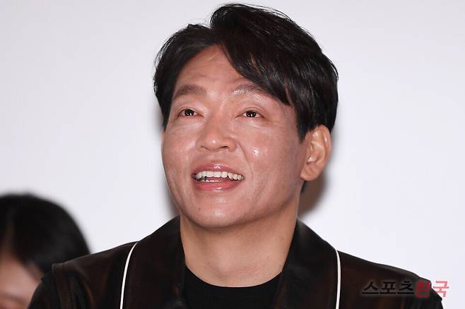 ​'범죄도시2' 글로벌 프레스 컨퍼런스에 참석한 박지환. ⓒ이혜영 기자 lhy@hankooki.com.​