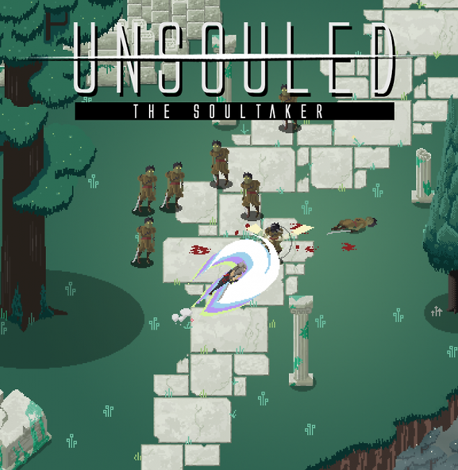 도트풍 그래픽이 돋보이는 언소울드.&nbsp; &nbsp;네오위즈