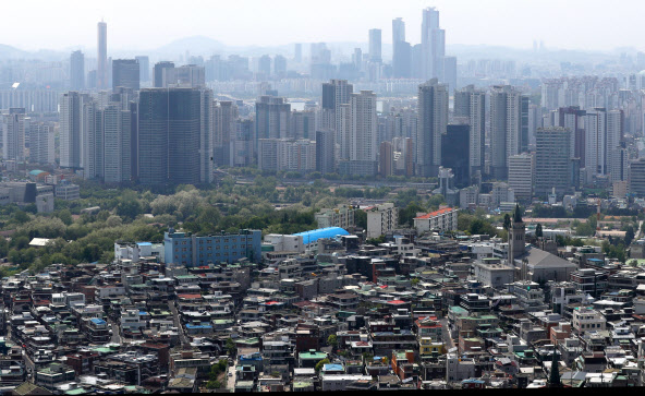 고층 아파트가 들어선 서울 용산 일대의 모습. (사진=뉴스1)