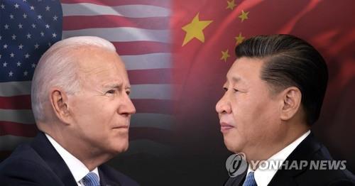 조 바이든 미국 대통령과 시진핑 중국 국가주석(PG) [홍소영 제작] 사진합성·일러스트