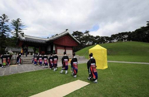 ‘2021 숭모제향’ 행사 모습(사진=문화재청).