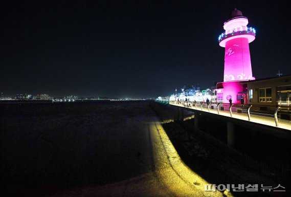 시흥시 K-골든코스트 오이도 야간경관 일대(1.5km). 사진제공=시흥시