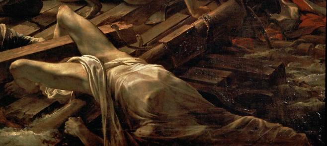 테오도르 제리코, 메두사호의 뗏목(일부), 491x716cm, 1819