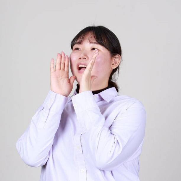 청주시의원 선거에 출마한 청주페미니스트연대 유진영 노동당 후보. 청주페미니스트연대 제공