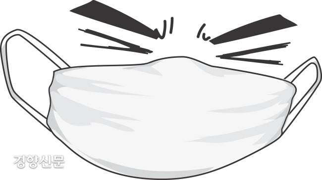 마스크 관련 일러스트. 경향신문 자료