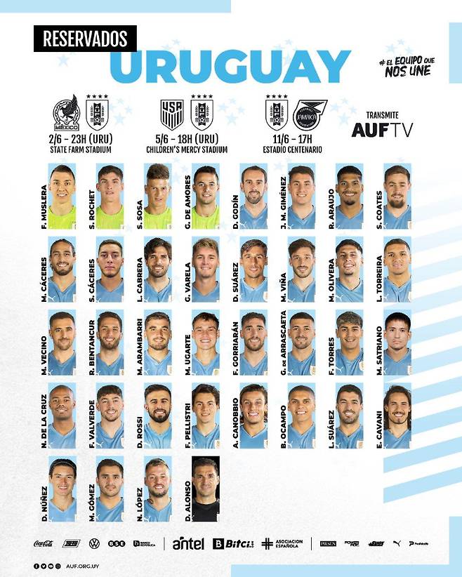 우루과이축구협회 트위터