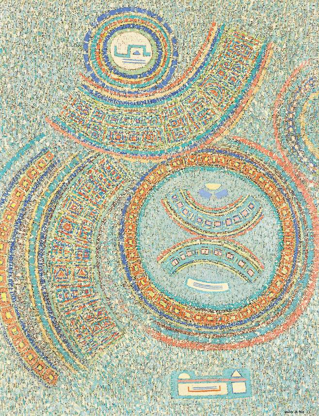 이성자 '끓어오르는 바람'. 케이옥션 제공