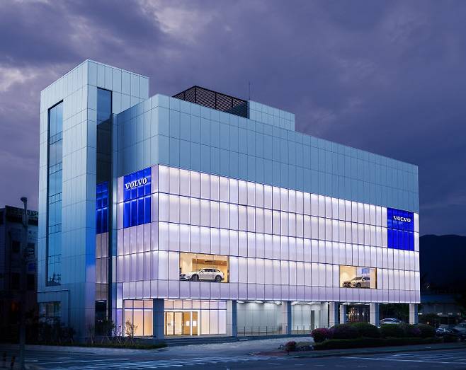 볼보자동차코리아 볼보 창원 전시장·서비스센터 외관. (사진=볼보자동차코리아)
