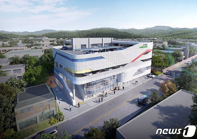 괴산읍 도시허브센터 조감도.(괴산군 제공)© 뉴스1