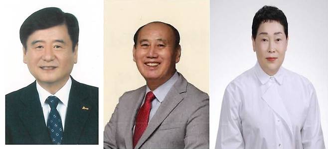 사진 왼쪽부터 최용덕, 박형덕, 정문영 후보 © 뉴스1