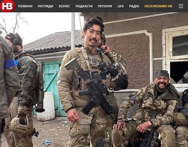 해군특수전전단(UDT/SEAL) 대위 출신 유튜버 이근(38)씨. /노보예브레먀 보도 화면