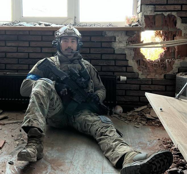 이씨가 직접 공개한 전장에서의 모습. /인스타그램