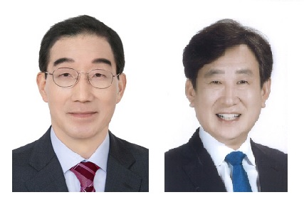 (왼쪽부터) 김광신·김경훈 대전 중구청장 후보