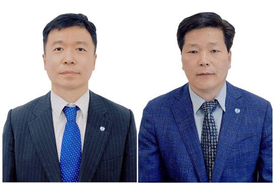 강신원 휴온스글로벌 CFO(왼쪽)와 정광일 휴온스 중앙연구센터장. 휴온스그룹 제공