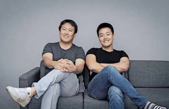 사진 왼쪽부터 신현성, 권도형 테라 공동창업자.