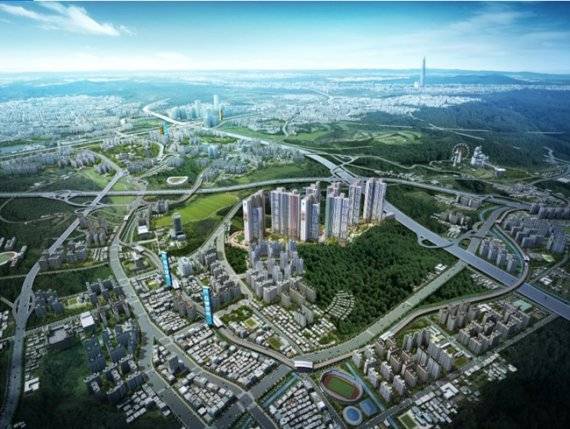 [역북 서희스타힐스 프라임시티 조감도]