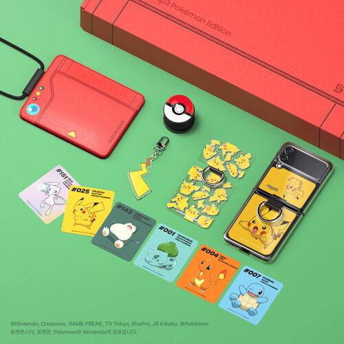 ‘갤럭시Z 플립3 포켓몬 에디션’&nbsp;패키지. 삼성전자 제공brbr
