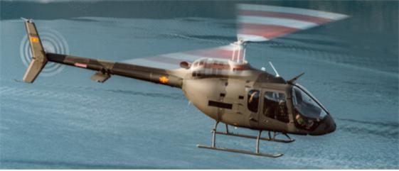 This image, provided by the Defense Acquisition Program Administration, shows the Bell 505 helicopter. (Defense Acquisition Program Administration)