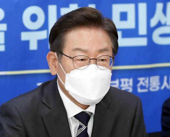 이재명 더불어민주당 총괄선대위원장.   사진=연합뉴스