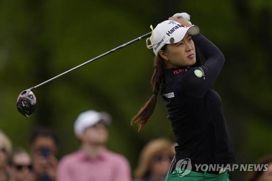 이민지의 최종 라운드 경기 모습[AP=연합뉴스]