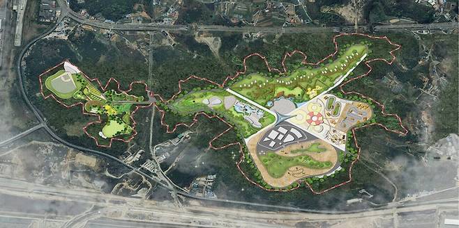 [인천공항=뉴시스] 홍찬선 기자 = 사진은 인천공항 인근 오성산 일대 개발 컨셉 이미지. 2022.05.16. (사진=인천공항공사 제공) photo@newsis.com  *재판매 및 DB 금지