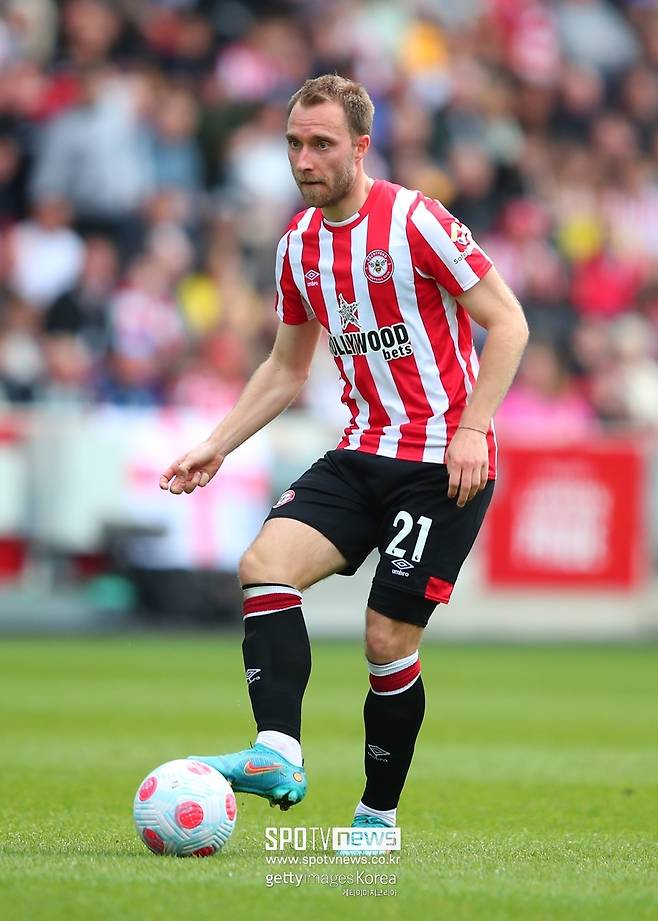 ▲ 브렌트포드에서 성공적으로 복귀했다고 평가받는 크리스티안 에릭센.