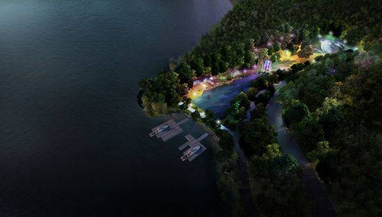 진양호 환상의 숲 조성 조감도.