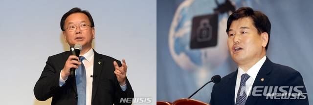 김부겸 전 국무총리, 홍의락 전 대구시 경제부시장. 뉴시스DB