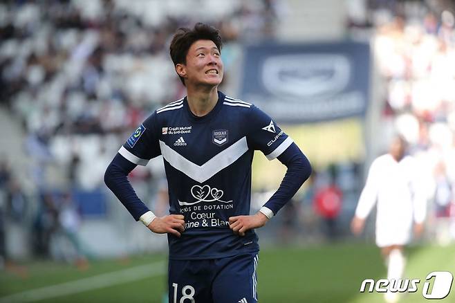 보르도의 황의조 © AFP=뉴스1