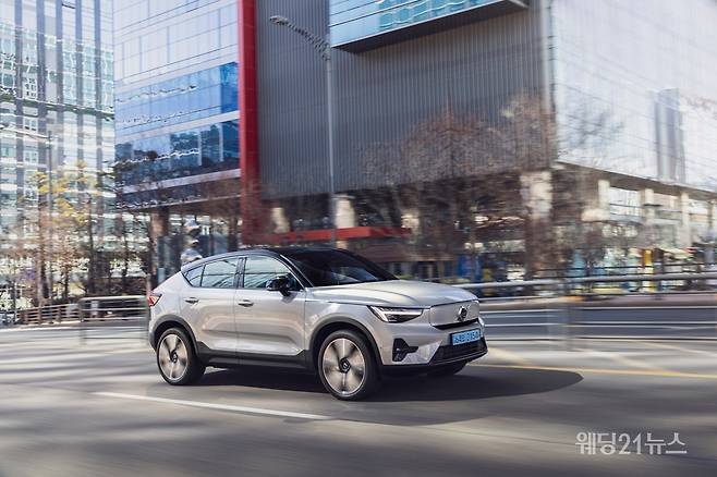 볼보자동차 순수 전기차 C40 리차지 (사진제공 :&nbsp;볼보자동차)