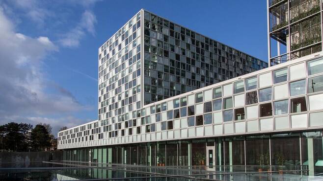 네덜란드 헤이그에 있는 국제형사재판소(ICC) 본부. 국제형사재판소 누리집