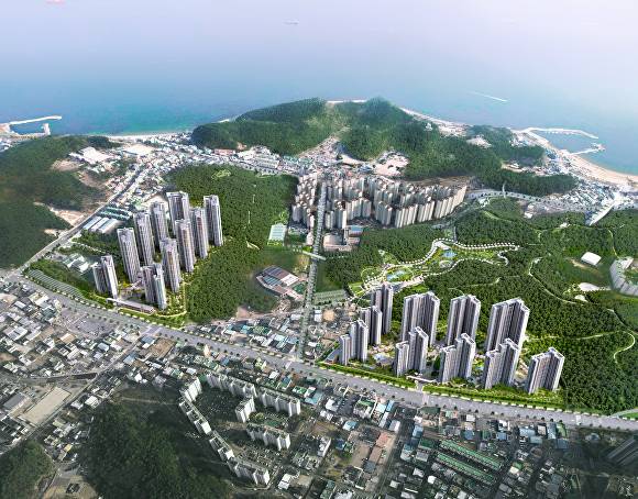 힐스테이트 환호공원 광역조감도. [사진=현대건설]