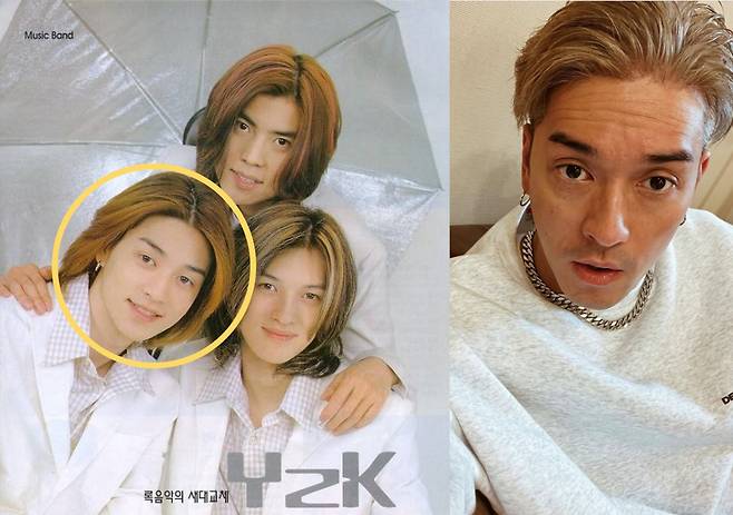 Y2K 멤버인 한국인 고재근과 일본인 마츠오 유이치, 마츠오 코지 형제(왼쪽). 마츠오 코지 최근 근황(오른쪽). [인스타그램]