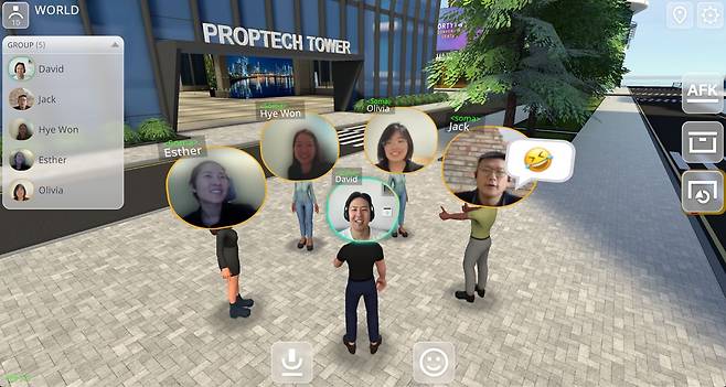 Soma 오피스빌딩 프롭테크타워 출근모습 / 사진=직방