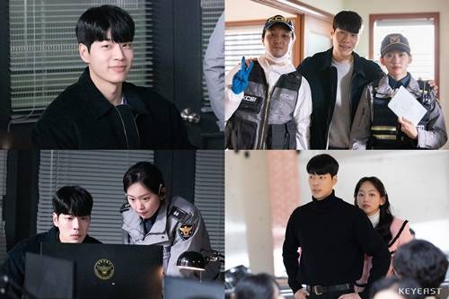 ‘지금부터, 쇼타임!‘ 김종훈이 진기주와의 케미 넘치는 투샷을 공개했다. 사진=키이스트