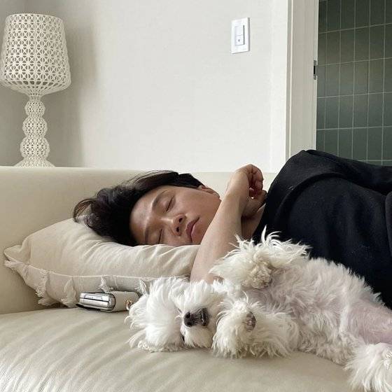 박성광은 광복이와 함께 하는 시간이 가장 행복하다고 말한다. 사진 박성광 인스타그램