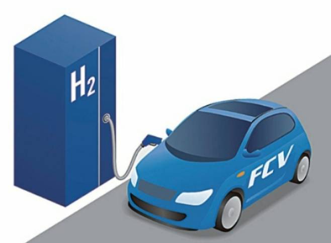 수소차 그래픽. 환경부 홈페이지 캡쳐