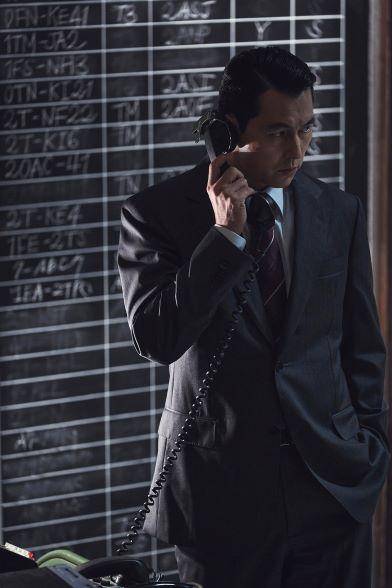 정우성은 '헌트'에서 안기부 국내 팀장 김정도를 연기했다. 메가박스중앙플러스엠 제공