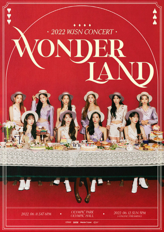 Poster of WJSN's upcoming concert "Wonderland" in Seoul [ILGAN SPORTS]