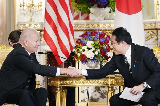 조 바이든(왼쪽) 미국 대통령과 기시다 후미오 일본 총리. /사진=연합뉴스