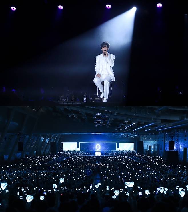 [서울=뉴시스] 임영웅 창원 콘서트 현장 사진 (사진= 물고기뮤직 제공 ) photo@newsis.com *재판매 및 DB 금지