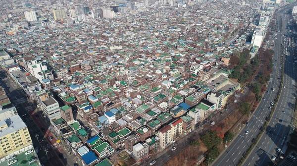 수진1구역 전경. 사진제공=성남시청